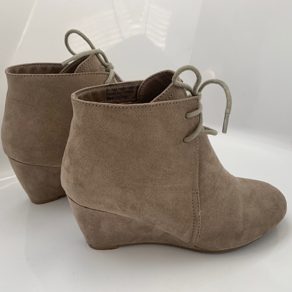 Wedge booties